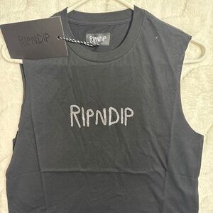 OG Rip N Dip Rhinestone Tank‎ (Black) -Small SKU 107